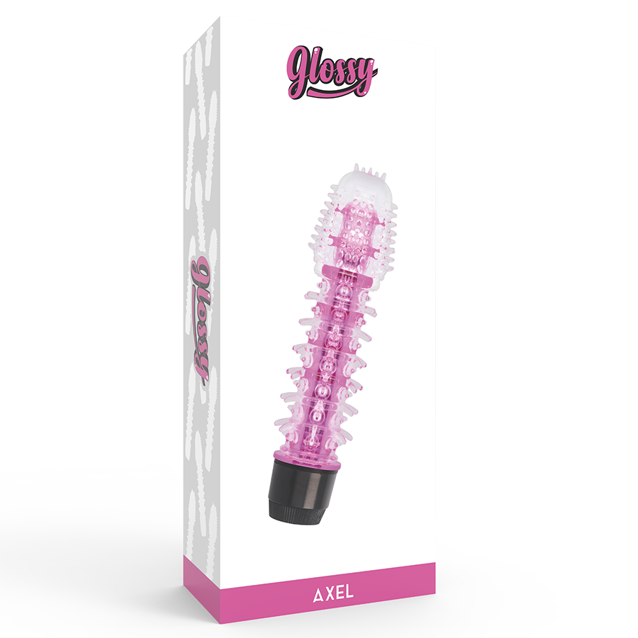 GLOSSY Axel Vibrador Rosa – Diseño Ergonómico Con Material Hipoalergénico Para Placer Seguro