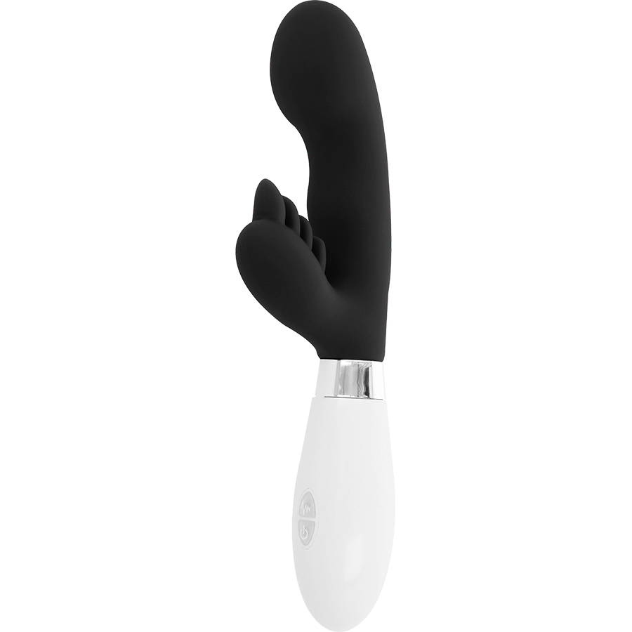 Comprar GLOSSY Elvis Rabbit Negro – Vibrador Erótico Con 10 Funciones De Vibración-Noxtic