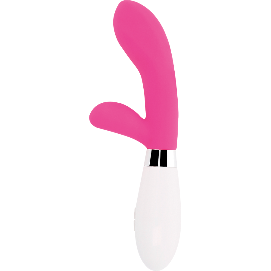 GLOSSY Jackson Rabbit Rosa – Sex toy ergonomico con doppio motore