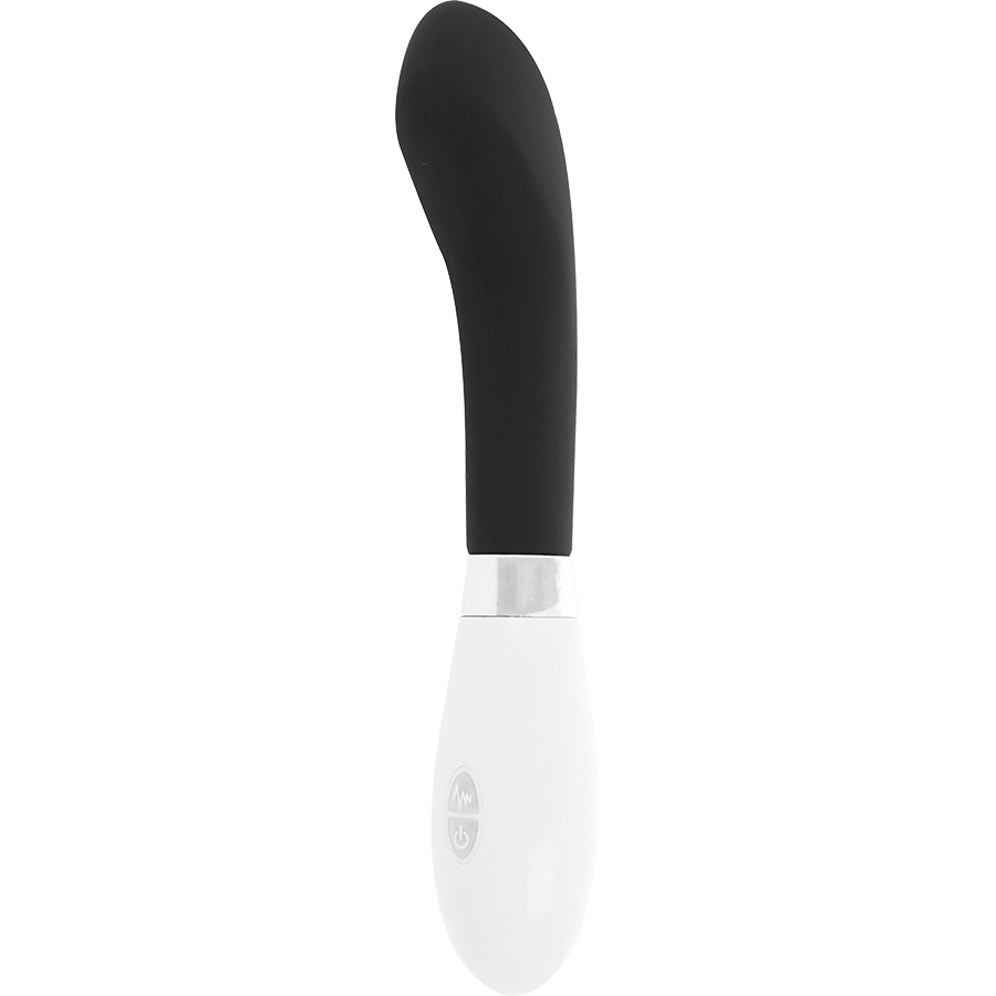 GLOSSY John Vibrador Negro – Diseño Ergonómico Con Curva Natural Para Comodidad Perfecta