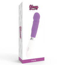 GLOSSY Paul Vibrador Lila – Diseño Realista Con Curva Especializada Para Comodidad Total