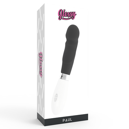 GLOSSY Paul Vibrador Negro – Diseño Ergonómico Para Una Experiencia Sensorial Única