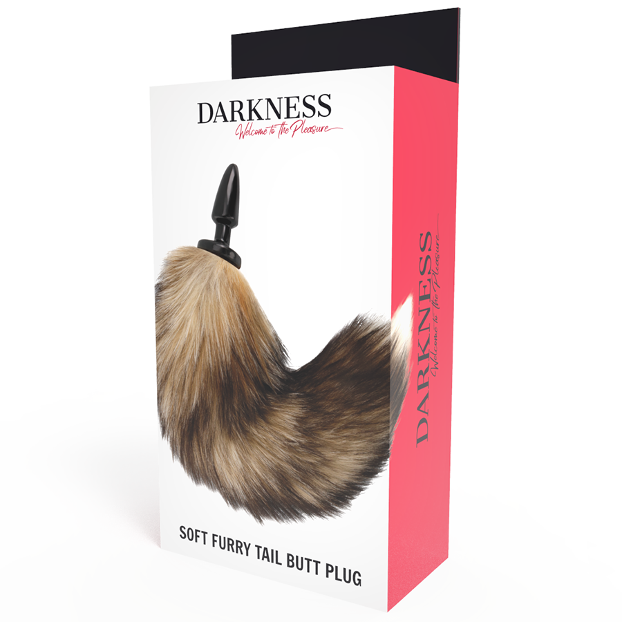 Comprar DARKNESS Cola Natural Con Plug De Silicona De 10 Cm – Diseño Ergonómico Para Estimulación Confortable-Noxtic