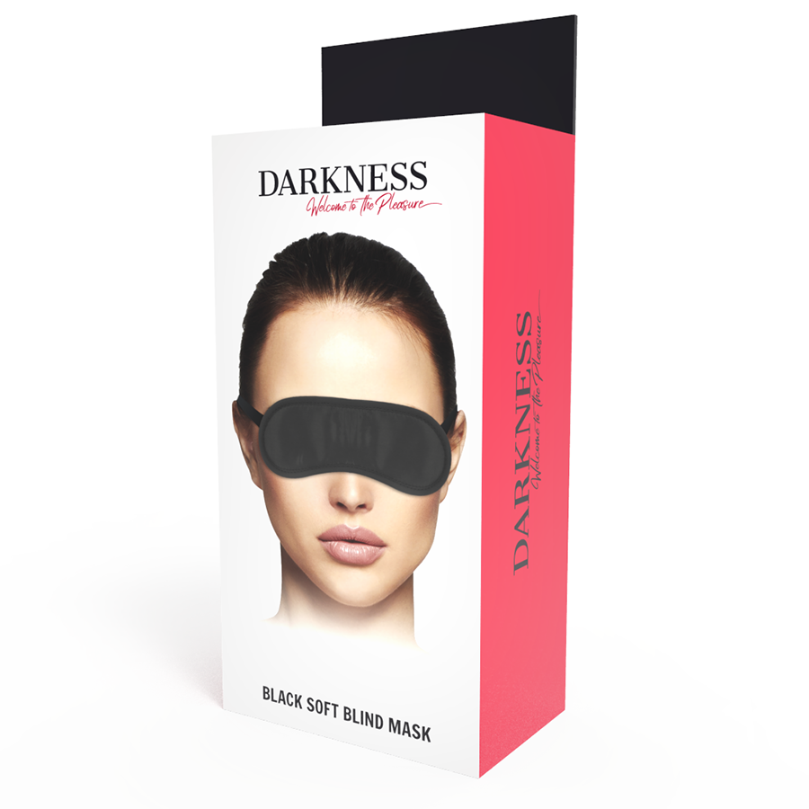 DARKNESS - STRAIGHT BLACK EYE MASK