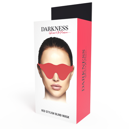 Comprar DARKNESS Máscara Antifaz Rojo – Diseño Ajustable Para Comodidad Durante El Sueño-Noxtic