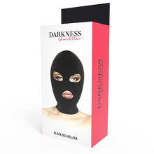 Comprar DARKNESS Máscara Sumisión Negra – Ajuste Perfecto Con Apertura Para Boca Y Ojos-Noxtic