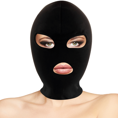 Comprar DARKNESS Máscara Sumisión Negra – Ajuste Perfecto Con Apertura Para Boca Y Ojos-Noxtic