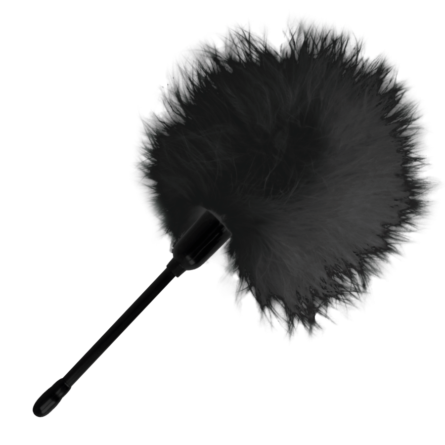 Comprar DARKNESS Pluma Estimuladora Negra – Juego de Sensaciones Con Suave Textura Para Momentos Únicos-Noxtic