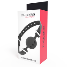 DARKNESS - BLACK SILICONE BREATHABLE GAG