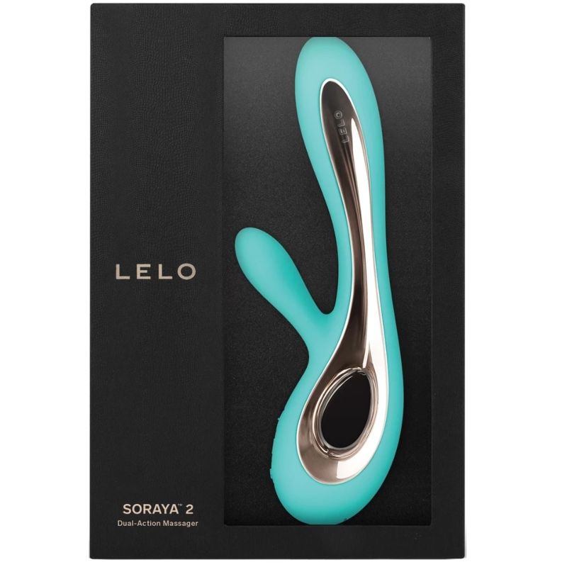 Comprar LELO Soraya 2 Verde Agua – Vibrador Rabbit Ergonomico Con Motores Individuales Para Placer Personalizado-Noxtic