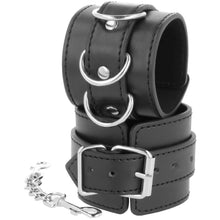 Comprar DARKNESS Esposas de Cuero Ajustables Negras – Diseño Elegante Para Experiencias Inolvidables-Noxtic