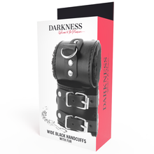 Comprar DARKNESS Esposas De Cuero Negros – Diseño Elegante Con Forro Ajustable Para Comodidad Ideal-Noxtic