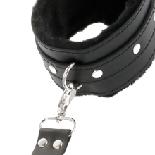 DARKNESS - BLACK LEATHER HAND AND FOOT CUFFS