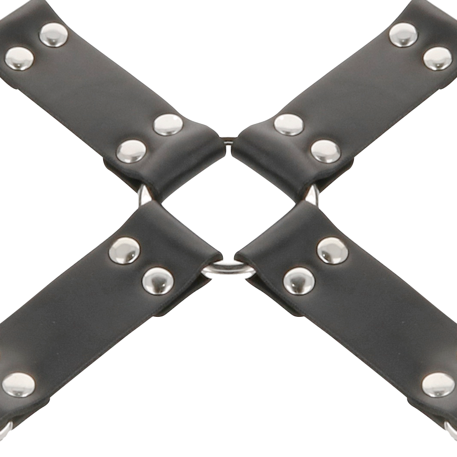 DARKNESS - BLACK LEATHER HAND AND FOOT CUFFS