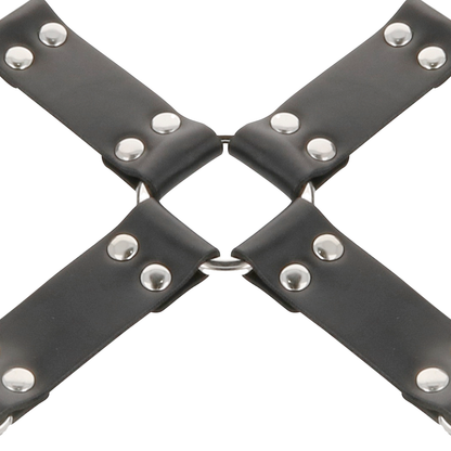 DARKNESS - BLACK LEATHER HAND AND FOOT CUFFS