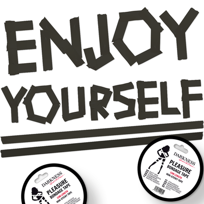 Nastro Bondage Darkness Black – Nastro antiaderente da 15 metri per un gioco sicuro