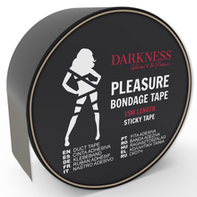 Comprar DARKNESS Cinta Para Bondage Negra Adhesiva 15M – Cinta Segura y Fácil de Usar Para Juegos de Dominación-Noxtic