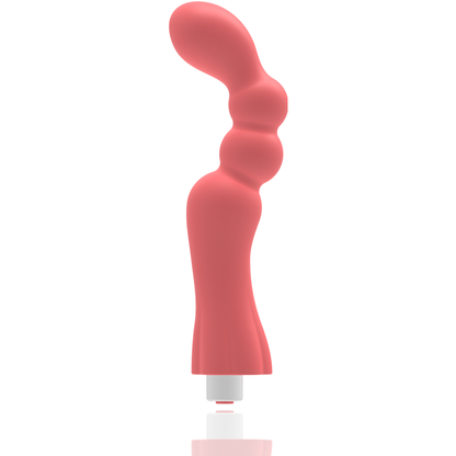 G-SPOT Gohan Vibrador Punto G Light Red – Vibrador Recargable De Silicona Médica Para Estimulación Sensible