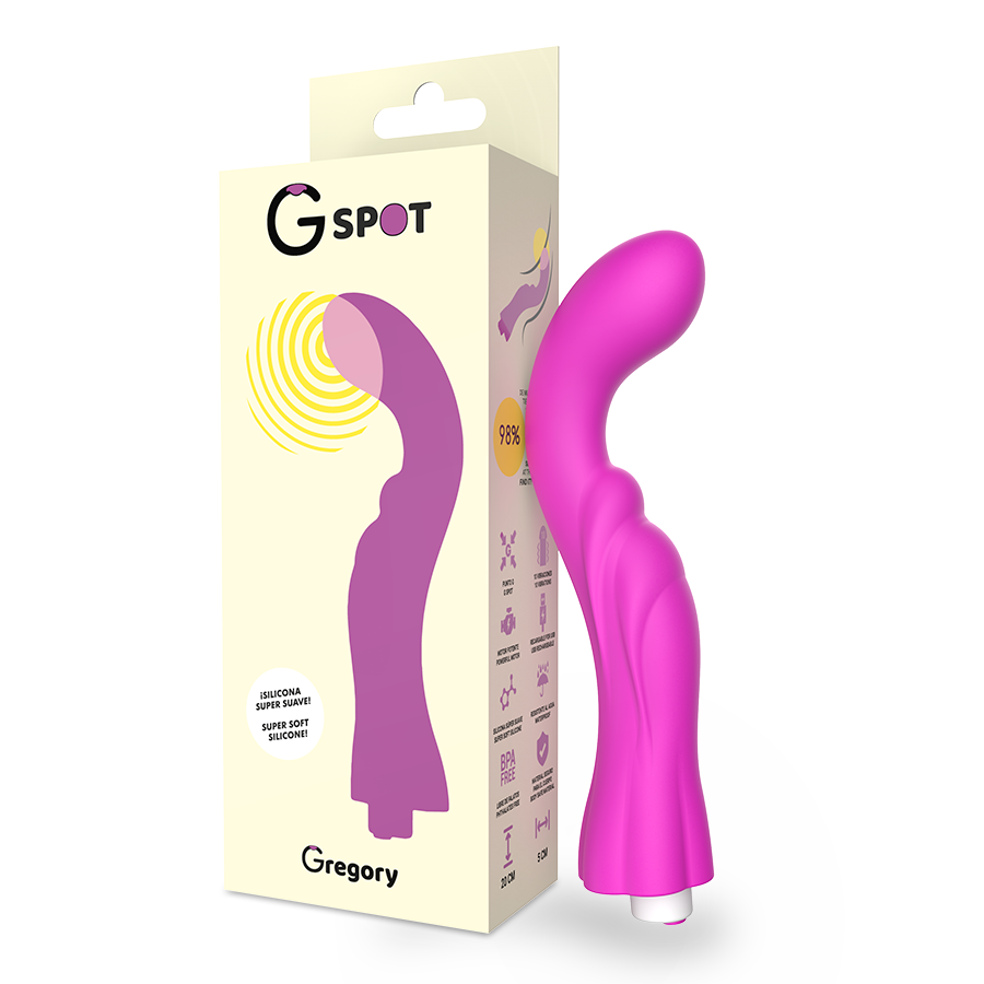 Comprar G-SPOT Gregory Vibrador Violeta – Vibrador Recargable Con Diseño Ergonómico Para Estimulación Precisa-Noxtic