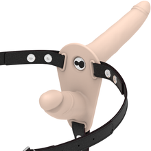 IMBRACATURA SOTTOMESSA FETISH - VIBRATORE A DOPPIA PENETRAZIONE FLESH UP