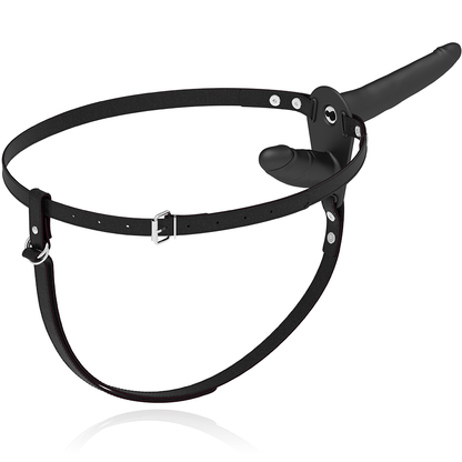 FETISH SUBMISSIVE HARNESS - DOBLE PENETRACIÓN VIBRADOR NEGRO-FETISH SUBMISSIVE HARNESS-Noxtic