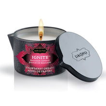 Comprar KAMASUTRA Vela De Masaje Sueños De Fresa 170 Gr – Aroma Sensual Con Aceite Hidratante Para Masajes Reconfortantes-Noxtic