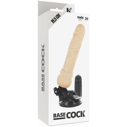 Basecock Vibrador Realista Con Control Remoto 19.5 Cm – Diseño Ergonómico Para Placer Personalizable