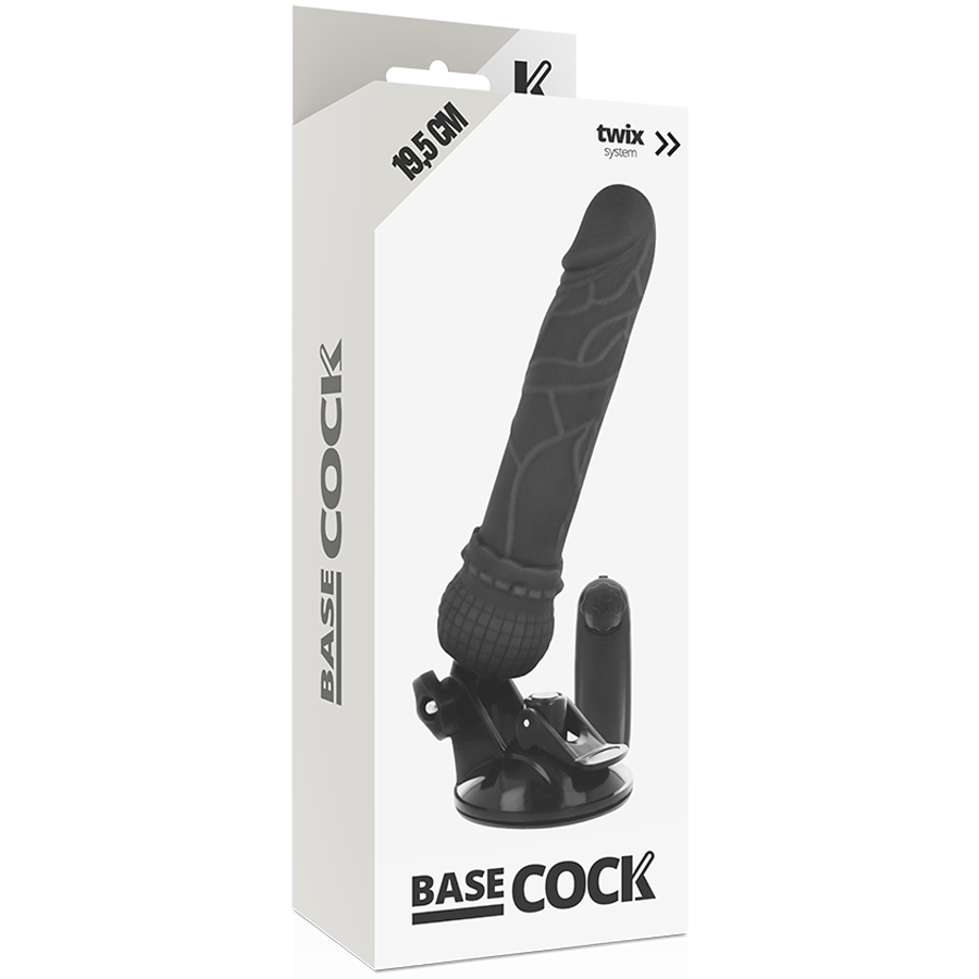 Basecock Vibrador Realista Con Control Remoto 19.5 Cm – Diseño Ergonómico Para Placer Personalizable