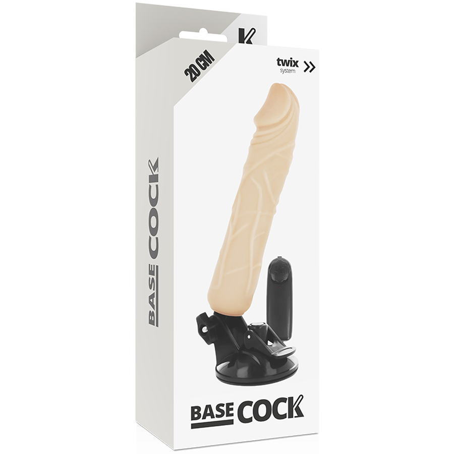 BASECOCK Vibrador Realista Con Control Remoto – Diseño Ergonómico Para Placer Personalizado