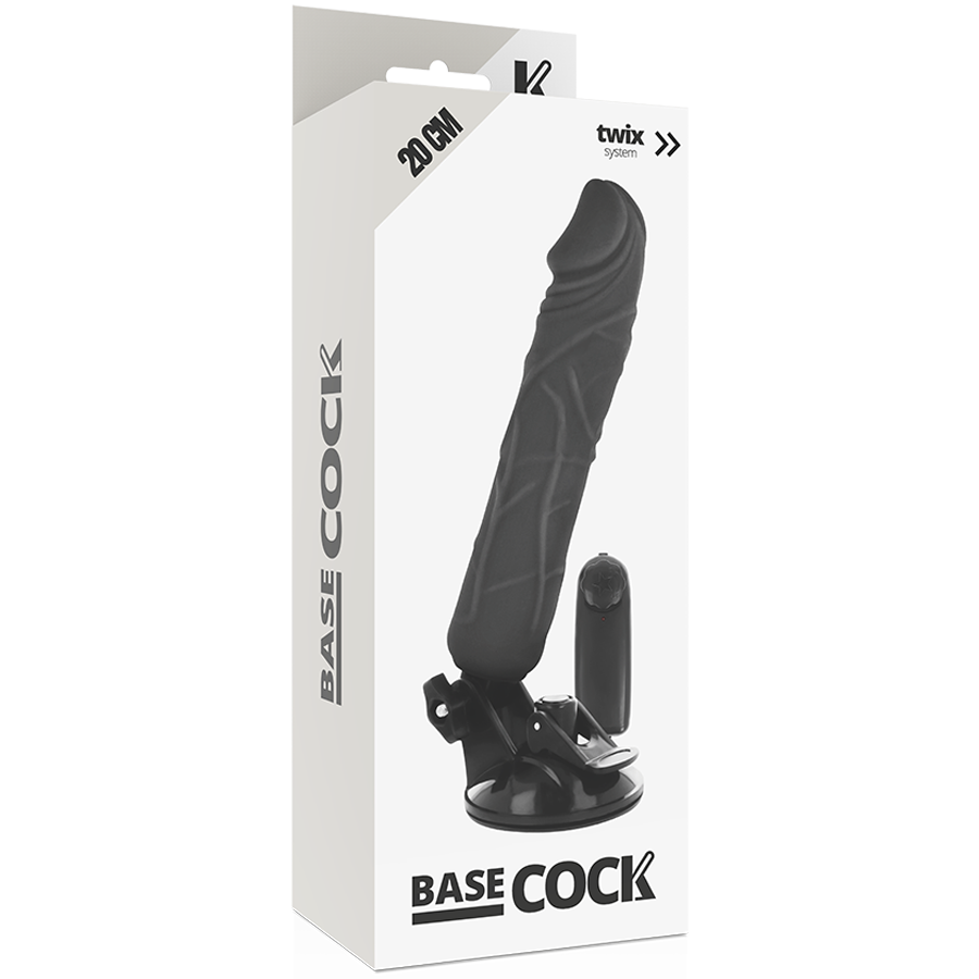 BASECOCK Vibrador Realista Con Control Remoto – Diseño Ergonómico Para Placer Personalizado