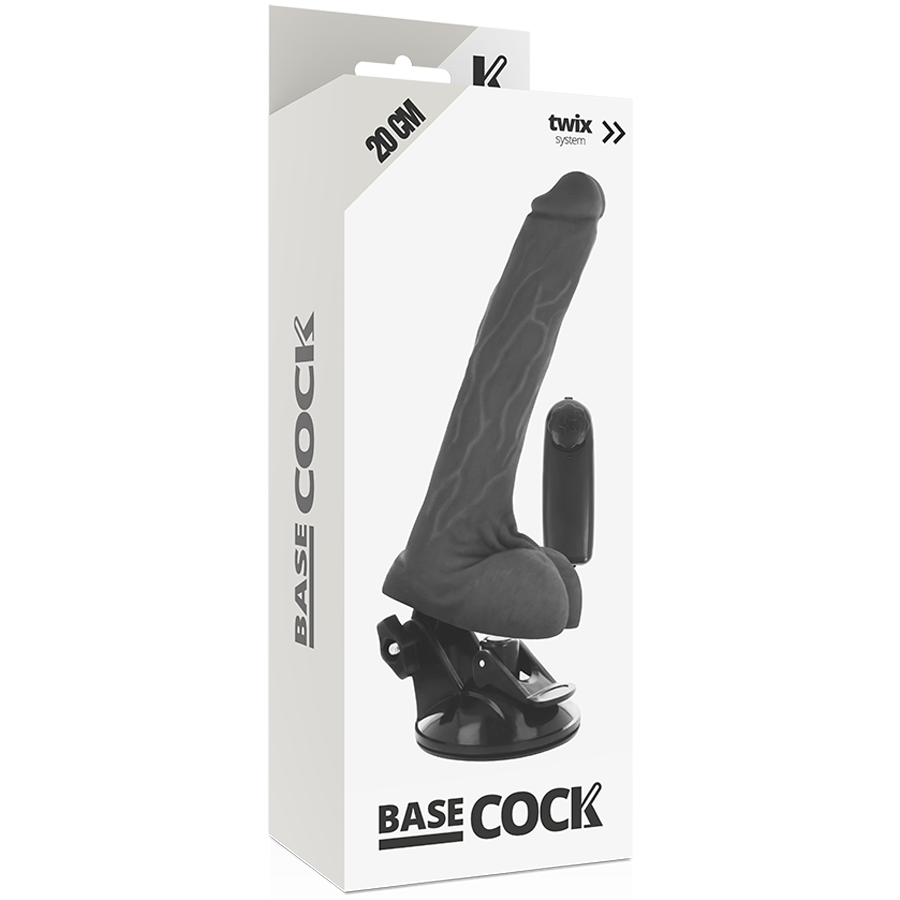 Basecock Vibrador Realista Control Remoto 20 Cm – Juguete Ergonómico Para Placer Personalizado