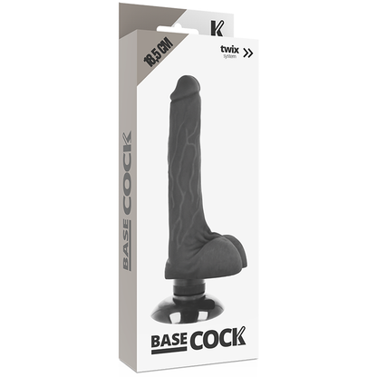 BASECOCK Vibrador Realista 2 en 1 Natural 18.5 cm – Versatilidad Y Realismo Para Una Experiencia Única