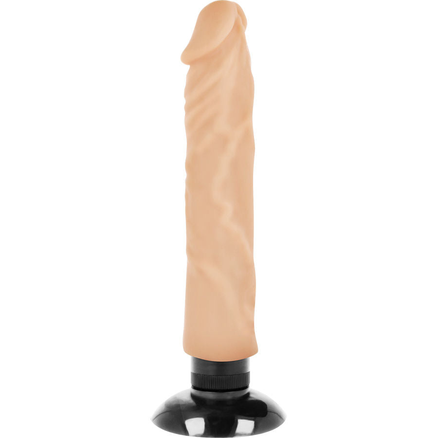 BASECOCK Vibrador Realista 2 en 1 Natural 20 cm – Diseño Versátil Para Experiencias Únicas de Placer