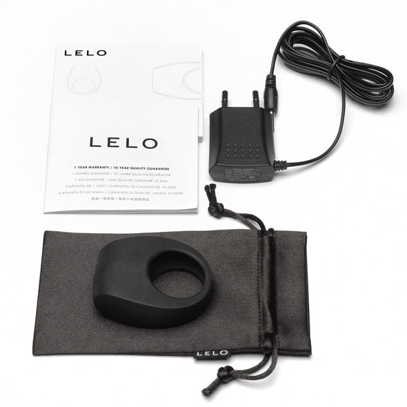Comprar LELO Tor II Anillo Vibrador Negro – Anillo Recargable Con Vibraciones Potentes Para Parejas-Noxtic