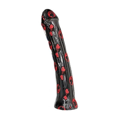 All Black Plug Dildo 31 Cm – Tacto Suave Con Surcos Profundos Para Mayor Placer