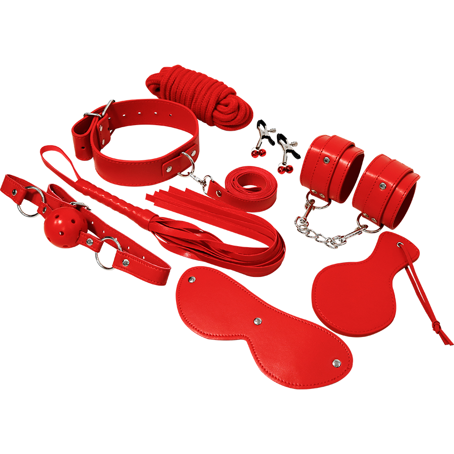 ESPERIENZA Red Fetish Kit – Accessori per Esplorare Nuove Sensazioni