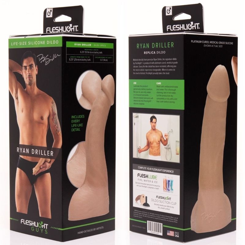 FLESHJACK Ryan Driller Dildo 21 CM – Design realistico per un'esperienza unica
