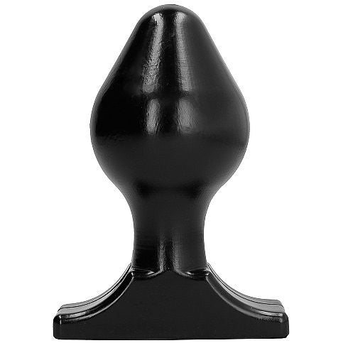 Plug anale All Black 16x8 cm – Design ergonomico con morbida consistenza in silicone medico