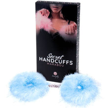 Comprar SECRETPLAY Esposas Azul Marabú – Diseño Elegante Con Toque Sensual Para Fantasías Divertidas-Noxtic
