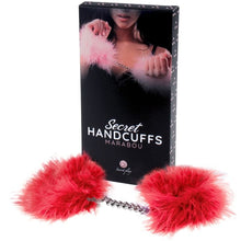 Comprar SECRETPLAY Esposas Rojo Marabú – Complemento Elegante Para Explorar Fantasías Con Estilo-Noxtic