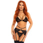 Comprar Leg Avenue Set Tres Piezas De Encajes Florales S – Elegancia Y Comodidad Para Tu Estilo-Noxtic