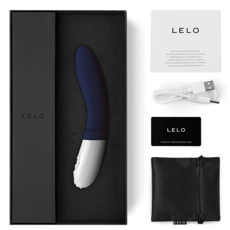 LELO Billy 2 Deep Blue – Massaggiatore prostatico con 8 modalità di vibrazione