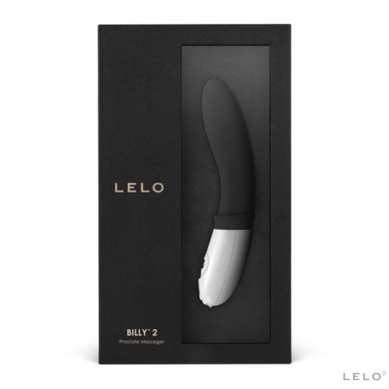 LELO Billy Vibrador Anal 2 Negro – Masajeador Con Diseño Ergonómico Para Placer Masculino