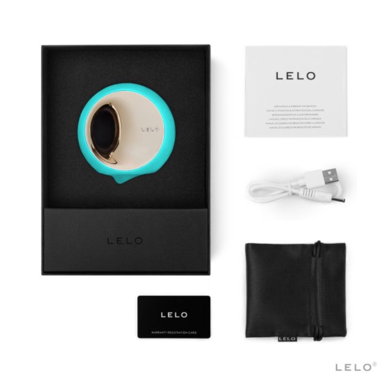 LELO ORA 3 Verde Agua – Estimulador Con Diseño Innovador y Lengua Mejorada