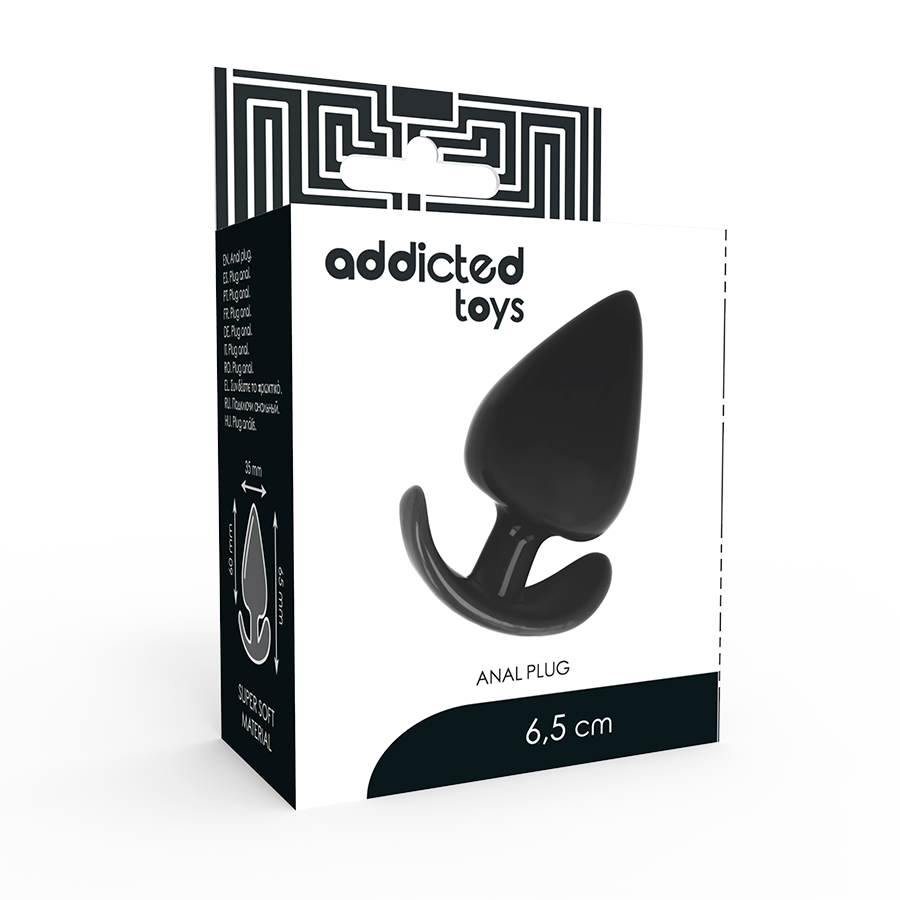 ADDICTED TOYS Plug anale 6,5 cm – Design ergonomico per un piacere confortevole