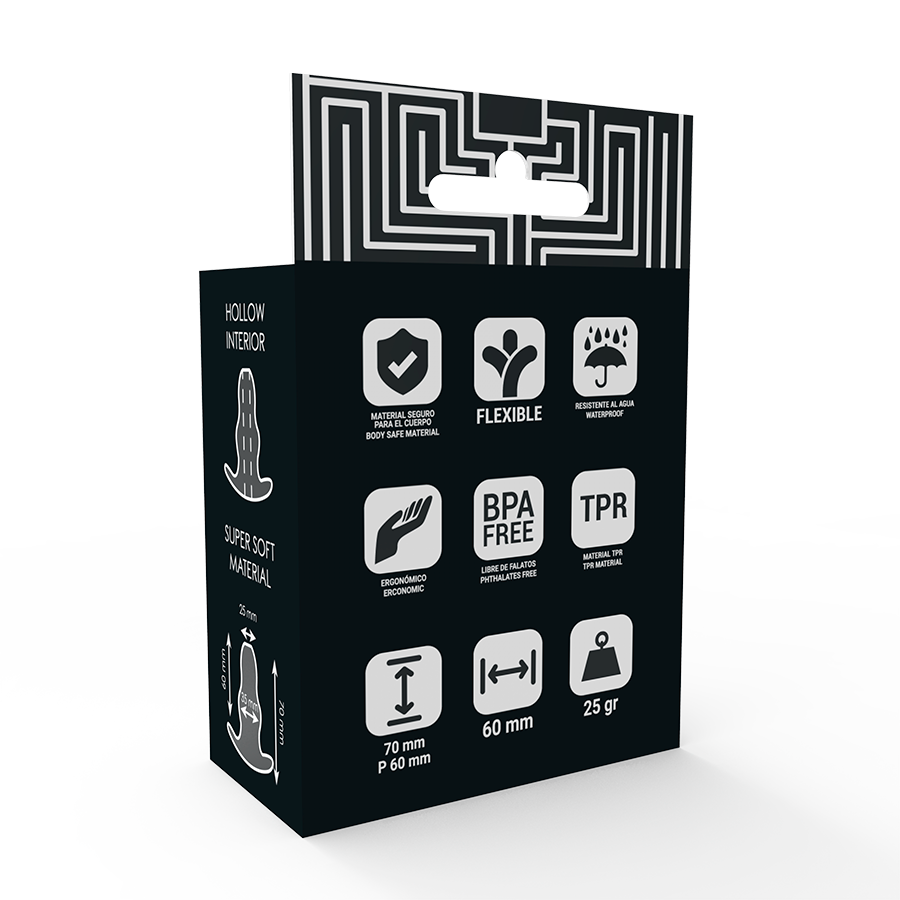 ADDICTED TOYS Dilatador Anal Pequeño 7 cm – Diseño Transparente Para Placer Sensorial