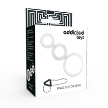 Comprar ADDICTED TOYS Set Anillos Clear – Estimulación Confortable Para Placer Duradero-Noxtic