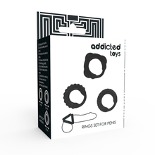 Comprar ADDICTED TOYS Set de 3 Anillos – Estimulación Confortable Para Placer Mejorado-Noxtic