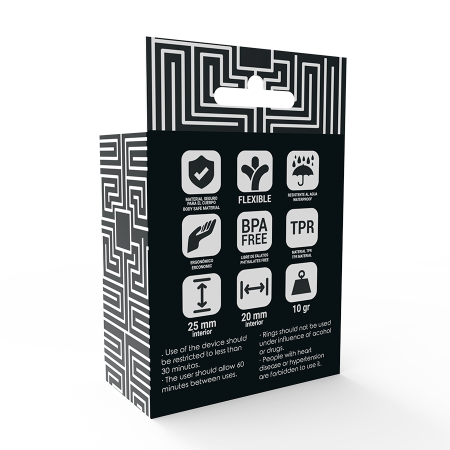 ADDICTED TOYS Set di 3 anelli – Stimolazione confortevole per un piacere aumentato