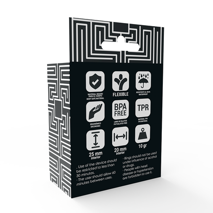 ADDICTED TOYS Set di 3 anelli – Stimolazione confortevole per un piacere aumentato